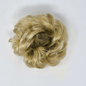 Curly Messy Hair Bun, Synthetic Hair Scrunchie, Hair Bun Pony Tail
